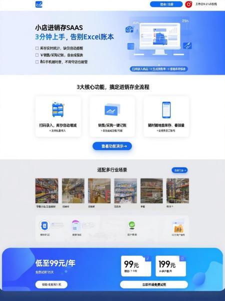 小微企业进销存saas案例