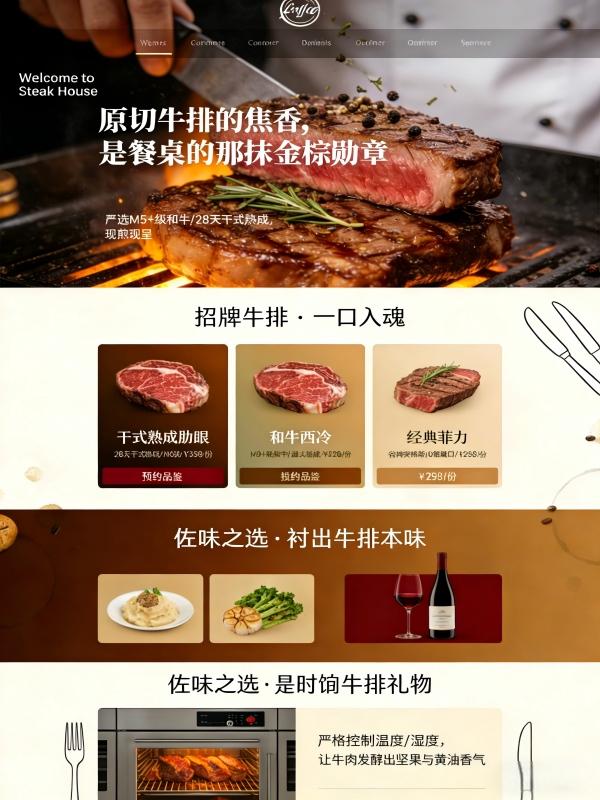 牛排家官网案例